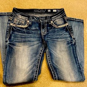 MissMe size 26 - low rise, ankle skin - only worn in dressing room.